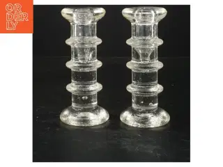 Glaslysestager (str. 15 cm)