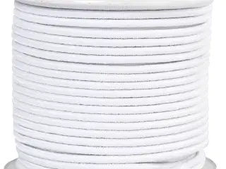 Hvid Elastiksnor 2 mm - 25 m til Smykker & Syprojekter