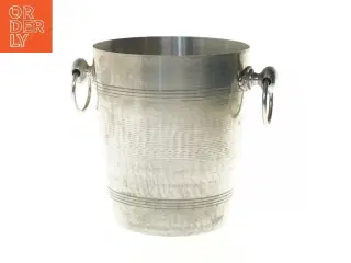 Sølv is spand (str. Ø 19,5x22,5 cm)