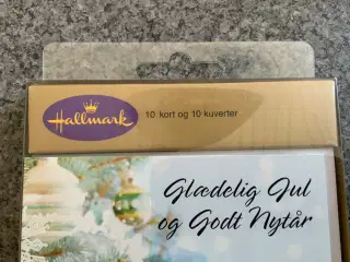 Hallmark 10 Julekort + 10 kuverter