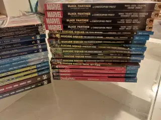 Marvel og dc paperbacks