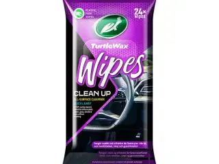 Turtle Wipes Clean Up Flatpack 24 servietter.