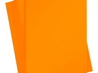 A5 Karton 180 g - Orange, 100 ark