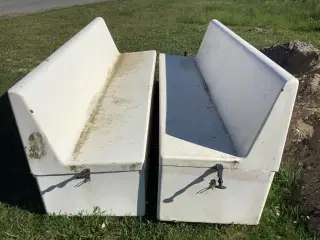 2 stk. Skibsbriks i glasfiber 