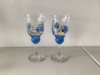 Smukke glas Fyrfadsstager