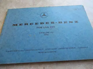 Catalog Mercedes  L/LA 322