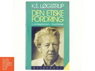 Den etiske fordring af K.E. Løgstrup (bog)