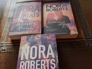 Nora Roberts kærlighed/krimi bøger 