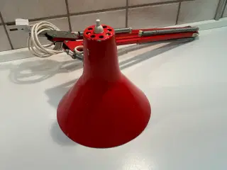 Retro rød Arkitekts lampe