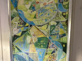 Indrammet plakat af Egil Jacobsen