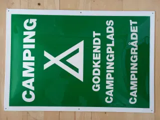 Emaljeskilt - Campingrådets godkendelsesskilt