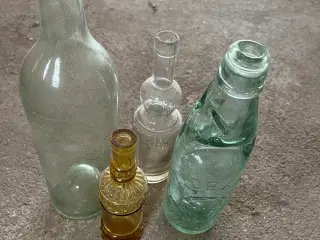 Antikke glasflaske 