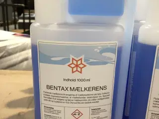 8 stk Bentax rensevæske til mælkesystem à 1000 Ml (MOMSFRI)