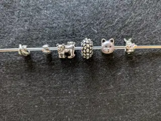 Trollbeads diverse sølvvedhæng pris pr. styk