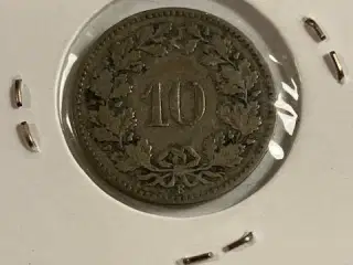 10 Rappen 1882 Switzerland