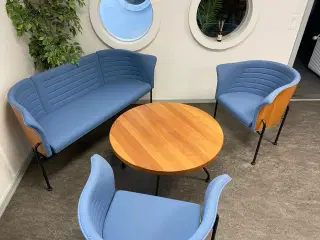 Loungesæt Magnus Olesen Lotus sofa og 2 stole