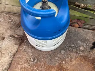 Tom 5kg blå letvægt gasflaske