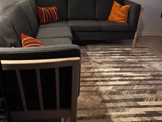 Venstre vendt hjørne sofa 250x200 