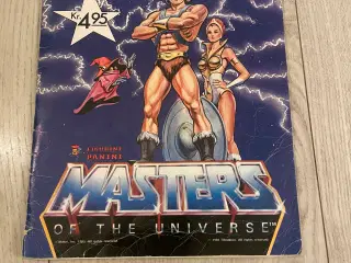 Retro masters of the Universe hæfte med samlekort 