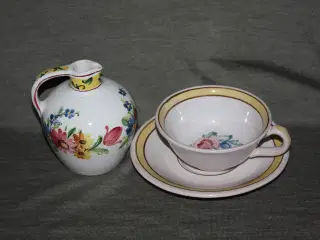 Keramik Leo Enna kop med underkop