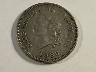 5 Centavos Colombia 1886