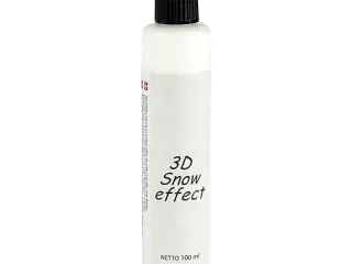 3D Snow effect, hvid, 100ml/ 1 fl.