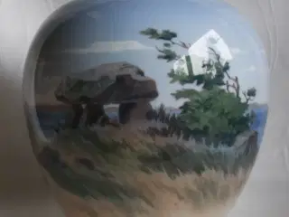 Vase med landskab fra Royal Copenhagen