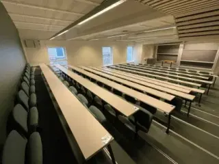 Auditorium stole, sæt à 130 pladser, sælges samlet