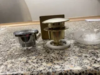 Ny Bundventil i børstet messing uden overløb