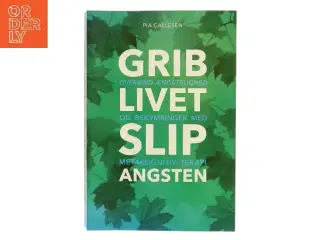 Grib livet - slip angsten : overvind ængstelighed og bekymringer med metakognitiv terapi af Pia Callesen (Bog)
