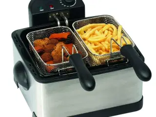 COMELEC FR4075 frituregryde - rustfrit stål, 4 l, 2000 W