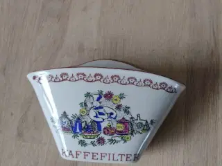 Kaffefilter holder i porcelæn