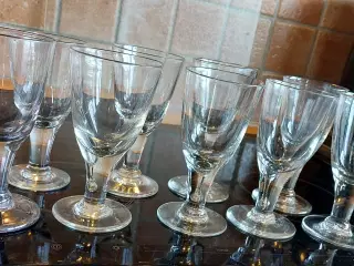 9 stk. ABSALON glas - 110 år gammel