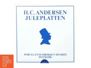 HC Andersen juleplatte fra Porcelænsfabrikken Desirée (str. 19 cm)