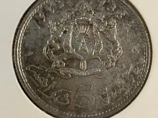 5 Dirhams Morocco - Sølv