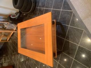 Glas sofabord