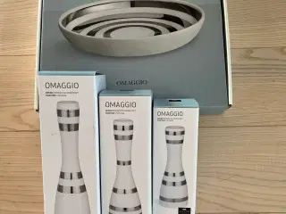 Kähler sæt OMAGGIO sølvstriber