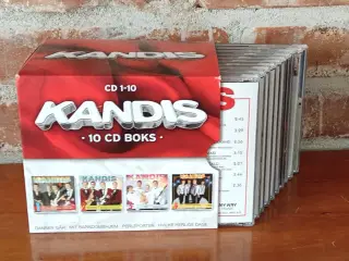 Kandis CD-boks – 10 CD'er med de største hits