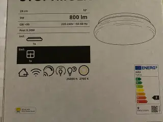 Stoftmoln lampe, ikea