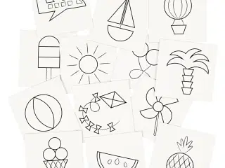 Vendespil i kraftigt karton - 26 unikke motiver