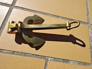 Anker i messing Skrivebordspynt brevpresse