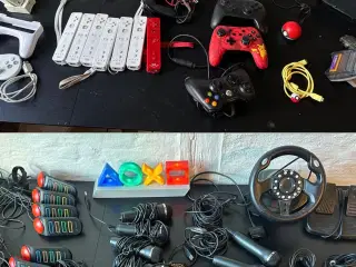 Masser af tilbehør tNintendo Playstston Xbox Wii