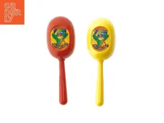 Plastik rasleinstrumenter til børn, 16 cm (str. 16 cm)