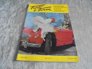 Bilmagasinet Fart & form – Nr. 5  fra 1961  