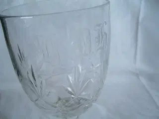 Pokal Aarhus Glasværk 1920  20,2 cm.