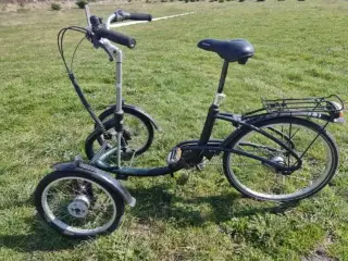 2 stk Viktoria 3 hjule cykel 