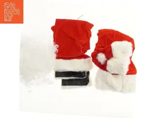 Julemandskostume med skæg