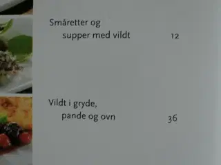 vildt og fjerkræ, emne: mad og vin
