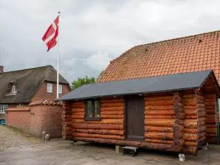 Bjælkehytte Jagthytte Anneks Lysthus Havehytte