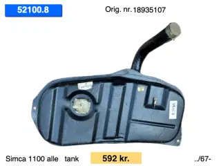 Nye Simca 1100 tank